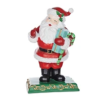 11" Jolly Santa Figurine