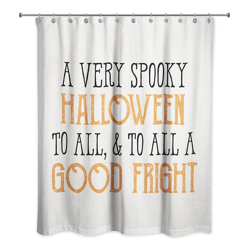 A Very Spooky Halloween 71" x 74" Shower Curtain