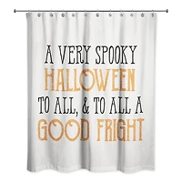 A Very Spooky Halloween 71" x 74" Shower Curtain