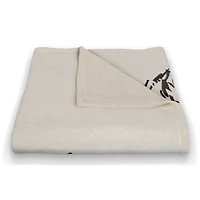 50" x 60" Sketch Llama Sweet Cheeks Coral Fleece Blanket