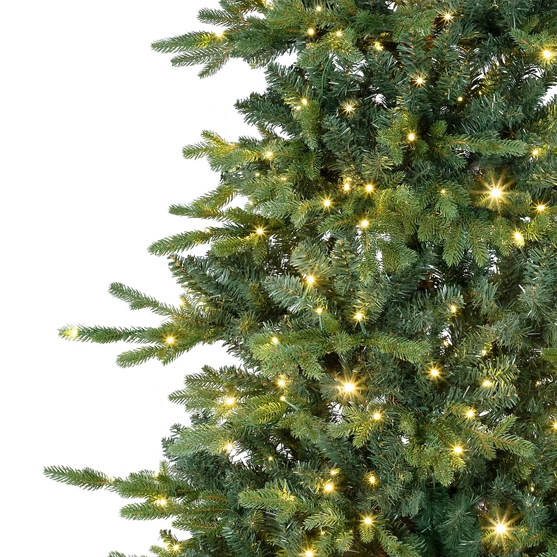 9ft. Pre-Lit Real Touch™️Breckenridge Pine IPT Artificial Christmas Tree, Dual Color LED Lights