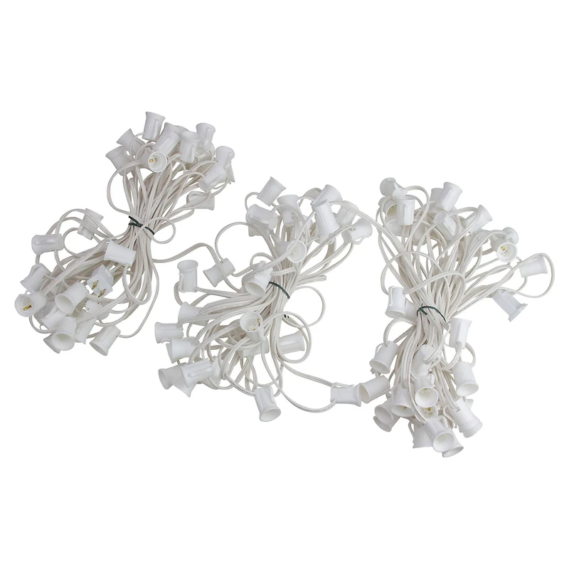 100ft. Commercial Christmas Light Socket Set