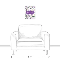 Confetti Mask Mardi Gras Canvas Wall Art