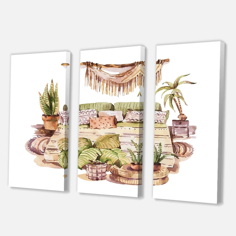 Designart - Indoor House Plants Urban Jungle IV