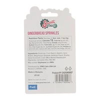 PME Cake Sweet Street® Gingerbread Sprinkles