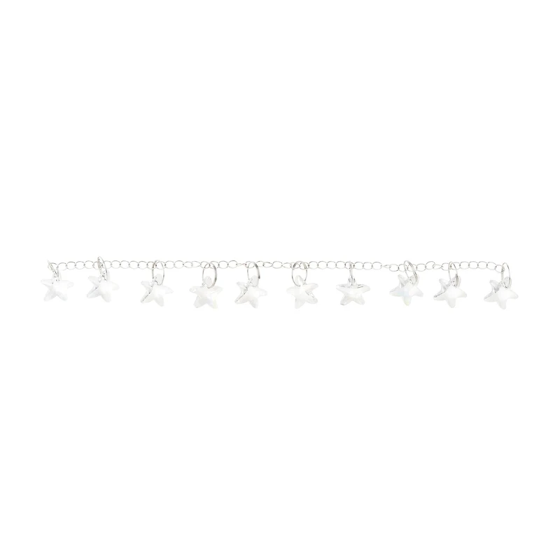 12 Pack: Crystal Glass Starfish Bead Chain, 14mm by Bead Landing™