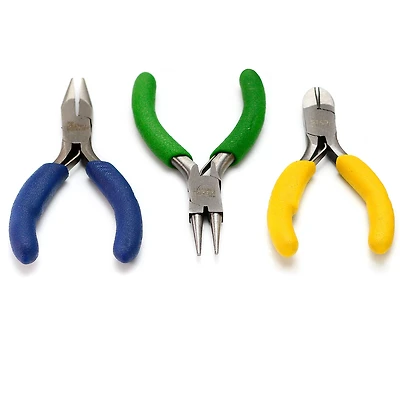 The Beadsmith® Mini Color ID Plier Set