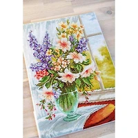 Luca-s Flowers At The Window Counted Cross Stitch Kit