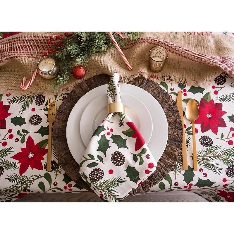 DII® 52" Woodland Christmas Tablecloth