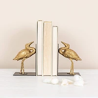 Hello Honey® 6" Gold Decorative Cast Iron Bird Bookends Set