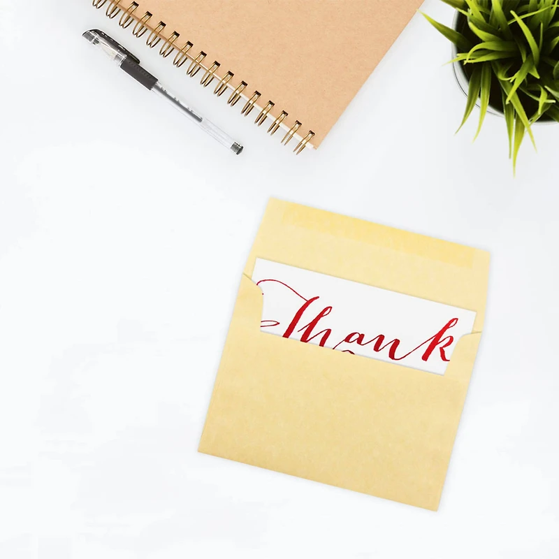 JAM Paper 4.75" x 6.5" Parchment Invitation Envelopes