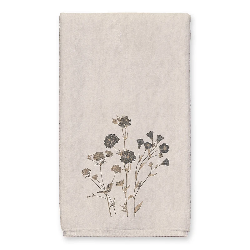 Botanicals Charcoal II Tans 16" x 25" Towel Set