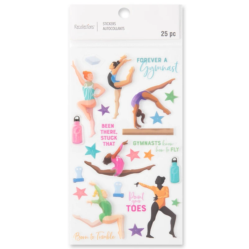 Gymnastics Dimensional Stickers by Recollections™