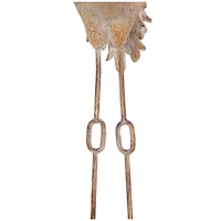 Cream Carved Crane Sculpture Set