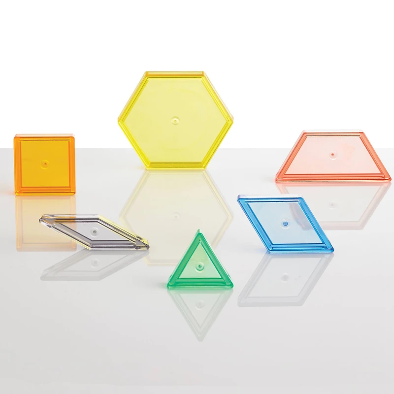 Edx Education® Transparent Pattern Blocks Mini Jar