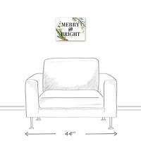 Merry And Bright 14x11 Canvas Wall Art