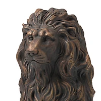 Glitzhome® 21" Guardian Sitting Lion Statue