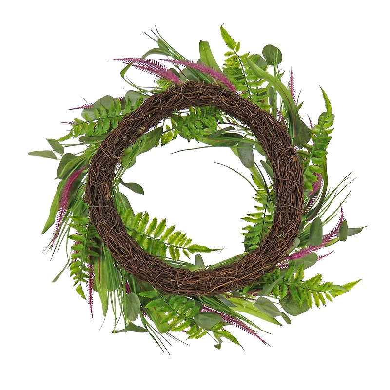 22" Eucalyptus & Lavender Wreath