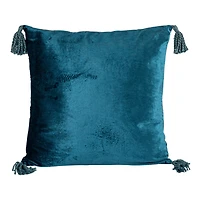 Hello Honey® 20" x 20" Tasseled Elegance Velvet Pillow