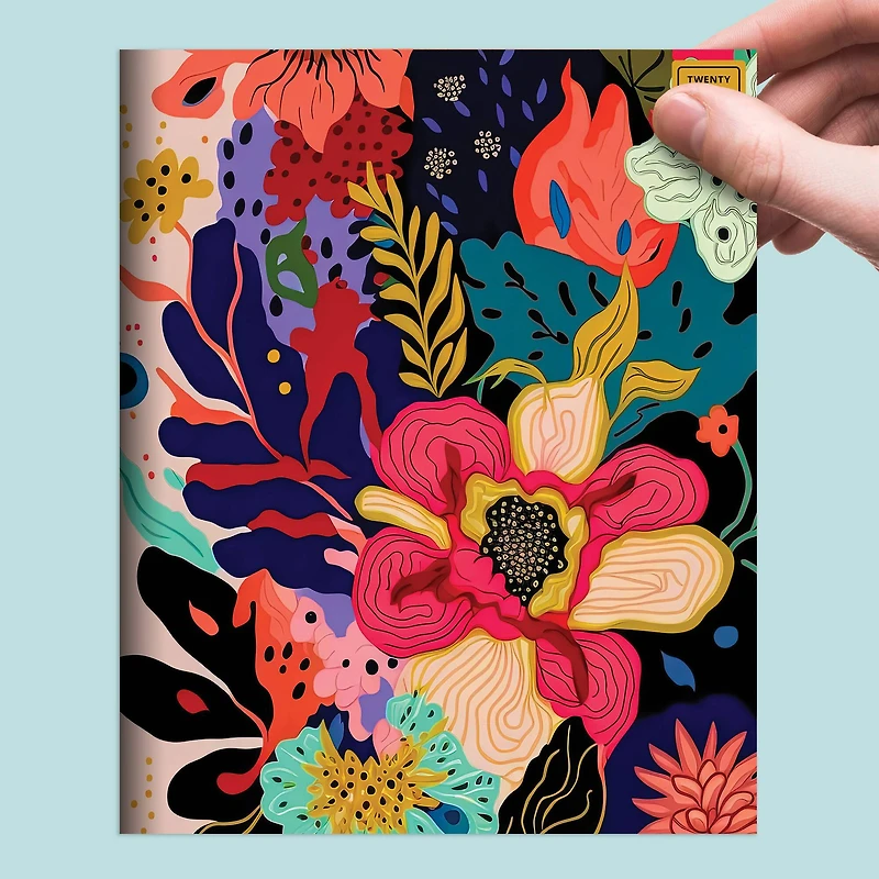 TF Publishing 2025 Eclectic Flowers Medium Monthly Planner