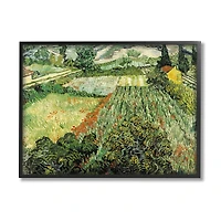 Stupell Industries Classic Van Gogh Field Painting Feld Mit Mohnblumen in Frame Wall Art