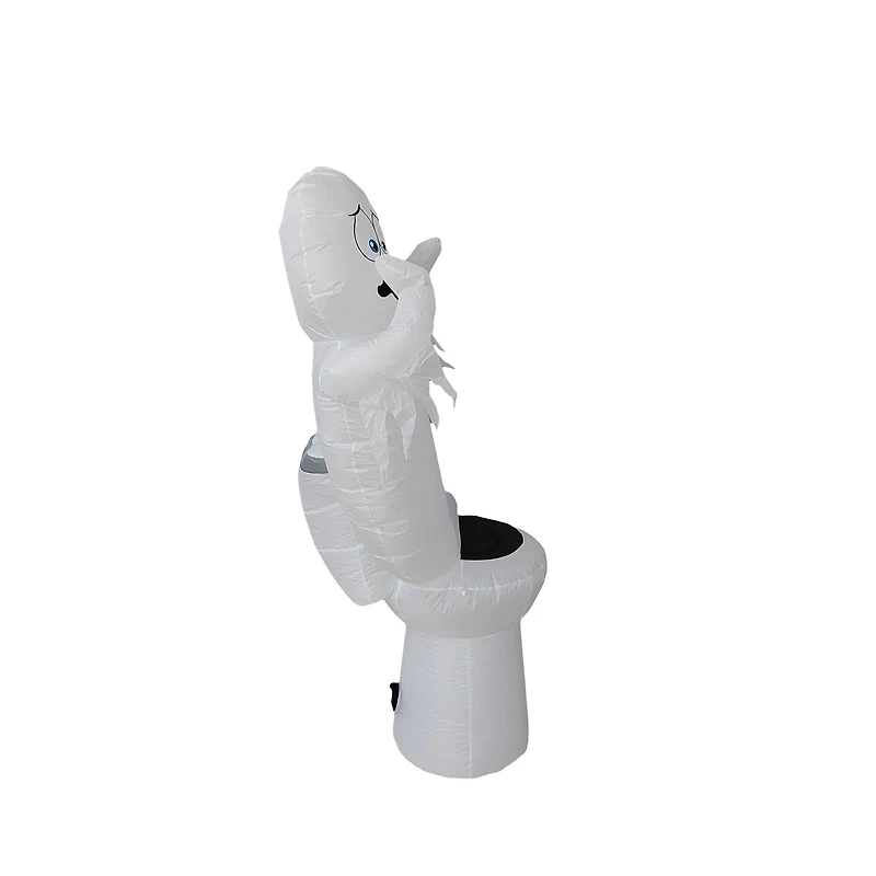 5ft. Inflatable Glowing Toilet Monster Dumps