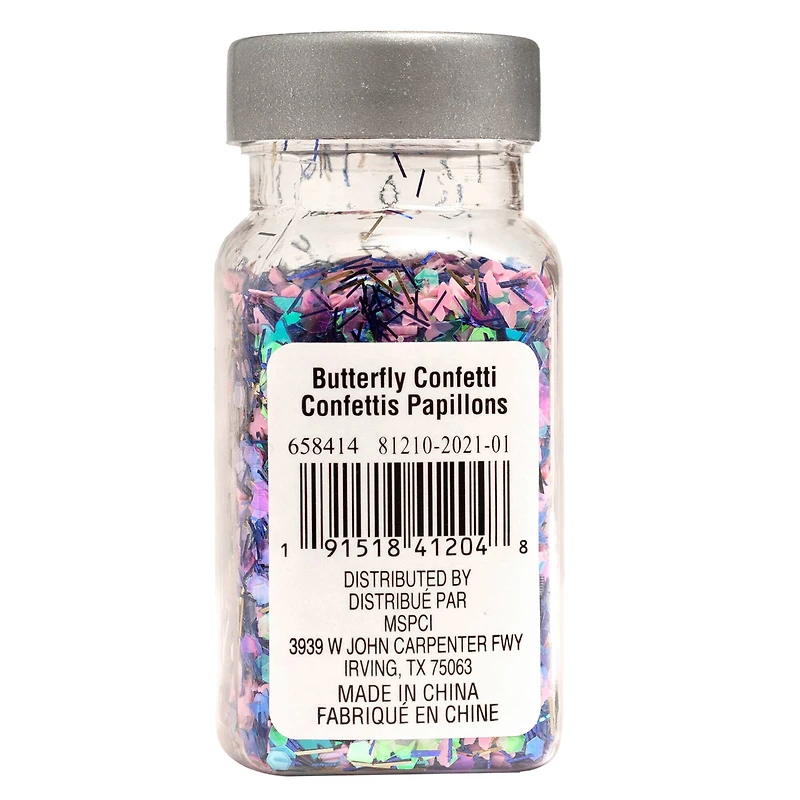 Butterfly Confetti Specialty Polyester Glitter by Recollections™, 0.7oz.