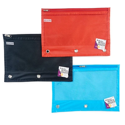 Assorted Charles Leonard Pencil Pouches, 24ct.
