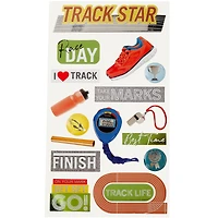 Track Star Dimensional Stickers by Recollections™