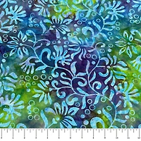 Feldman Premium Indonesian Batik Purple Freesia Fabric