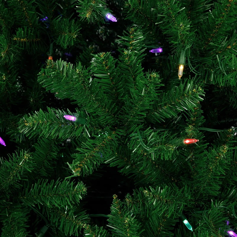 7.5ft. Pre-Lit Manchester Pine Instant Connect Artificial Christmas Tree, Dual LED Lights