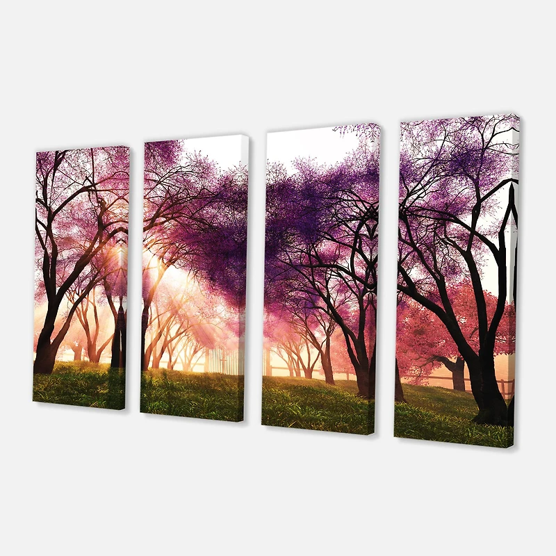 Designart - Cherry Blossoms Japan Garden