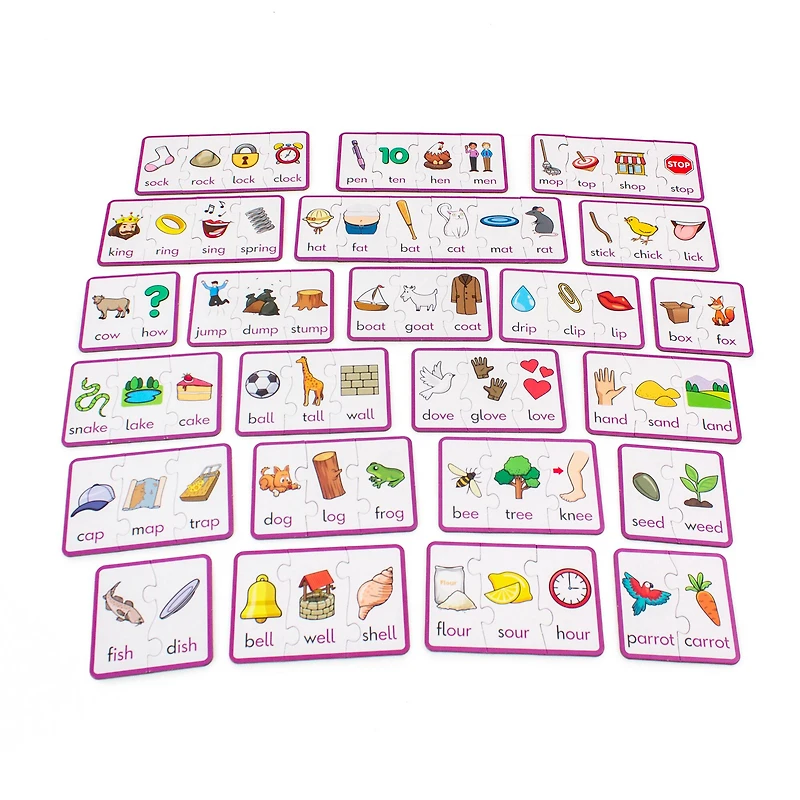 Junior Learning® Rhyming Puzzles Educational Set