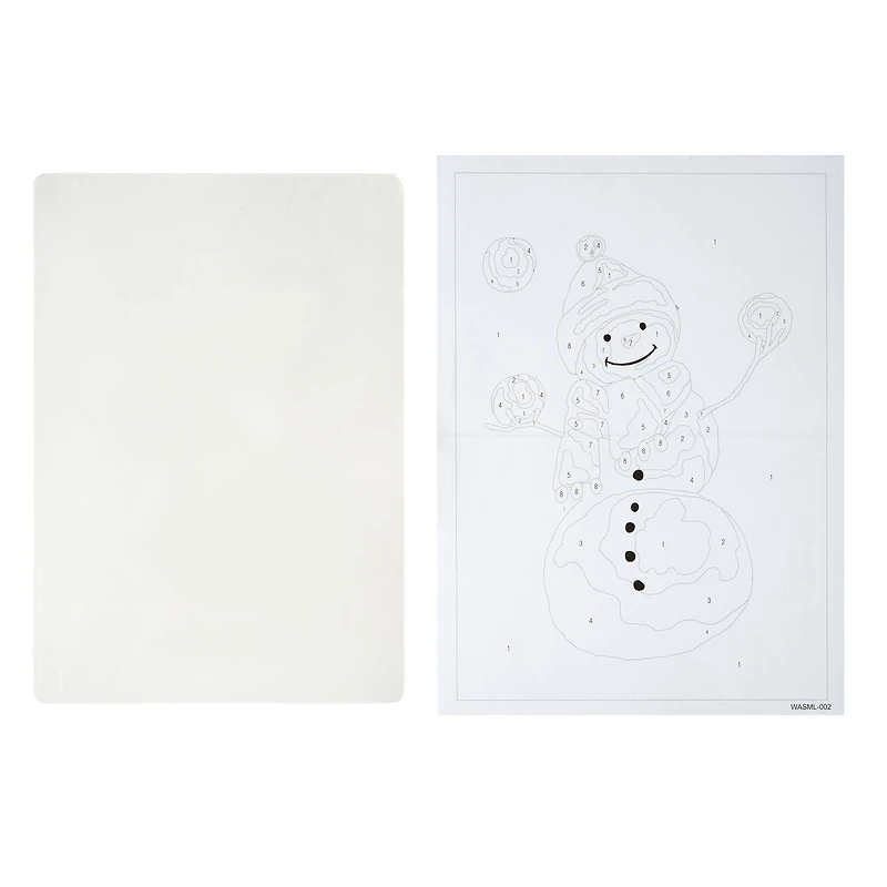 5" x 7" Snowman Paint-by-Number Acrylic Surface Kit by Artist's Loft®