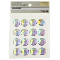 12 Packs: 16 ct. (192 total) Iridescent Rhinestone Stickers by Recollections™