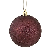 60ct. 2.5" Mulberry 4-Finish Shatterproof Christmas Ball Ornaments