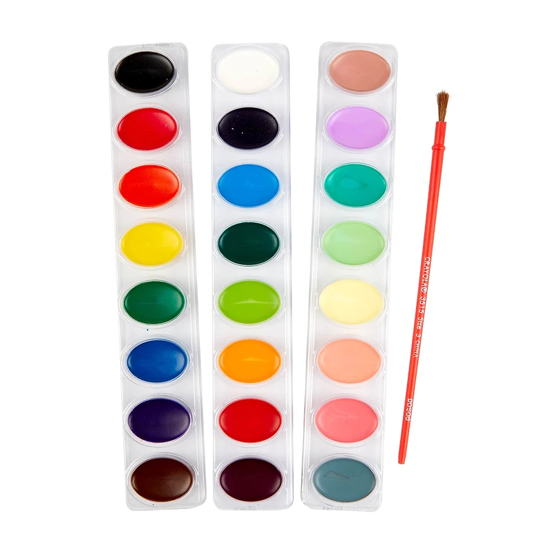 Crayola® 24 Color Washable Watercolor Set