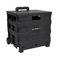 Everything Mary Collapsible Rolling Cart with Lid