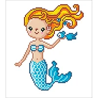 Diamond Dotz® Beginner Sweet Swimmer Diamond Painting Kit