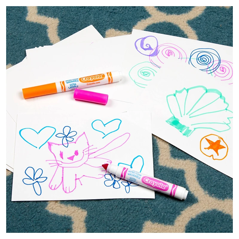 Crayola® Broad Line Washable Markers Variety Pack, 64ct.