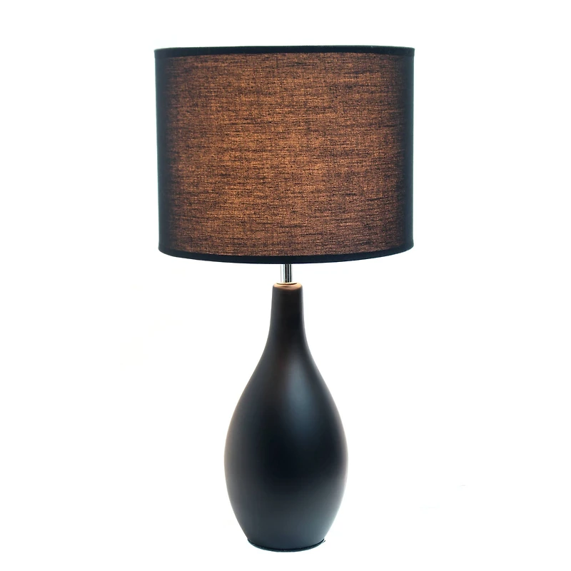 Creekwood Home Essentix 18" Ceramic Dewdrop Table Lamp