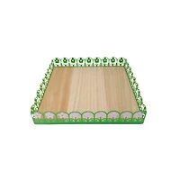 12" Green Metal Flower Tray by Ashland®