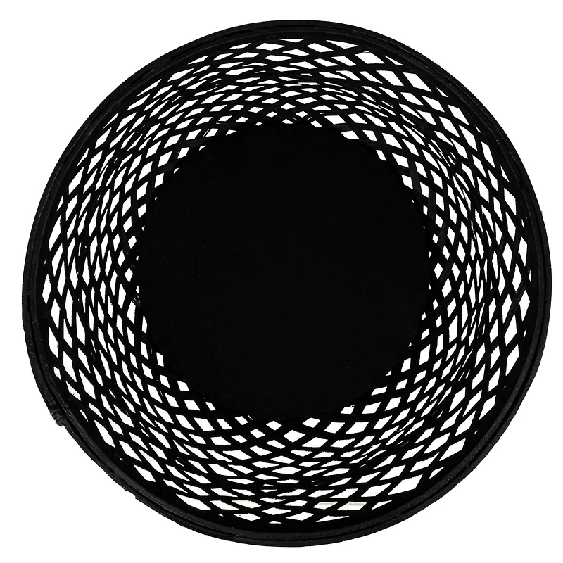 Hello Honey® Black Woven Bamboo Basket Set
