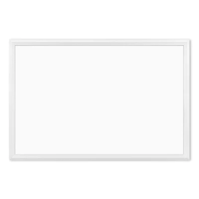 U Brands White 30" x 20" Décor Frame Magnetic Dry Erase Board
