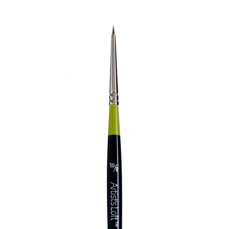 Golden Taklon Short Handle Spotter Brush by Artist's Loft™ Vienna