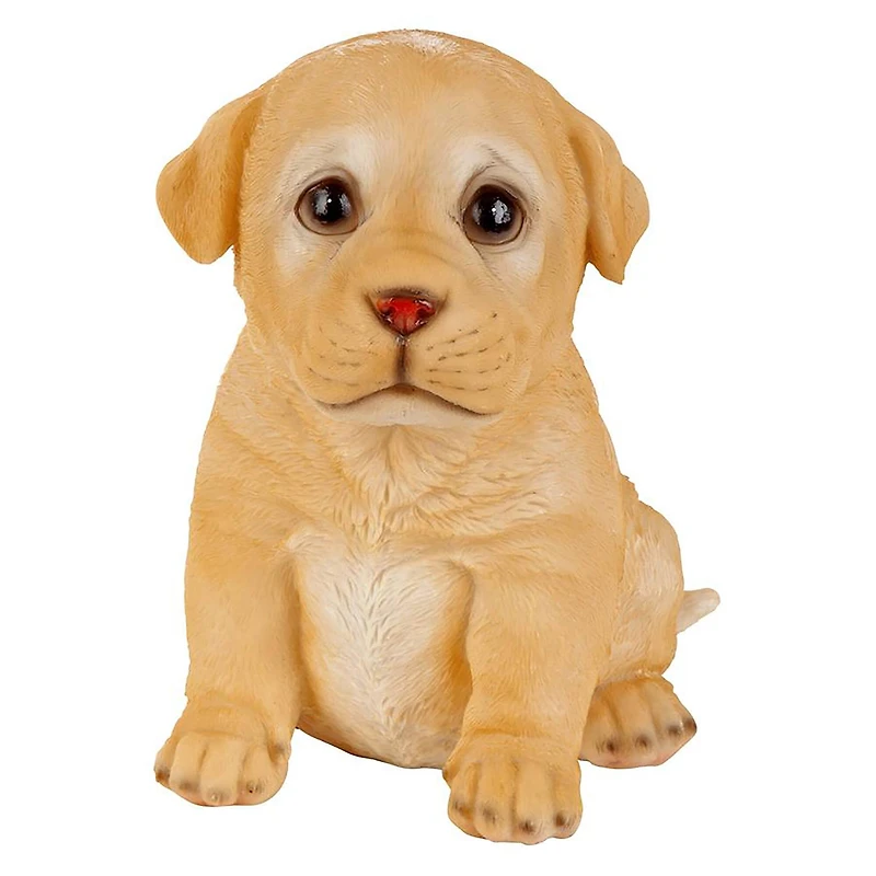 Design Toscano 6" Yellow Lab Puppy Partner Collectible Dog Statue