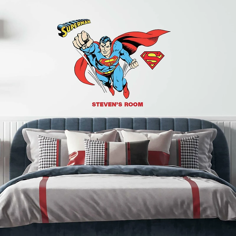 RoomMates Classic Superman Peel & Stick Giant Wall Decals