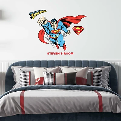 RoomMates Classic Superman Peel & Stick Giant Wall Decals