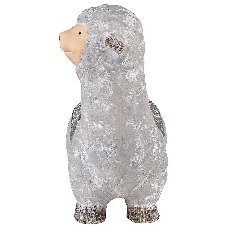 Design Toscano 12" Andes the Little Alpaca Garden Statue