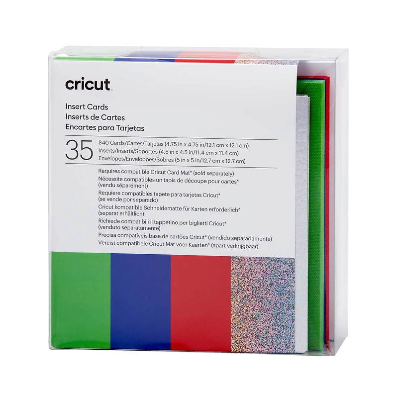 Cricut® S40 Insert Cards, Rainbow Scales Sampler